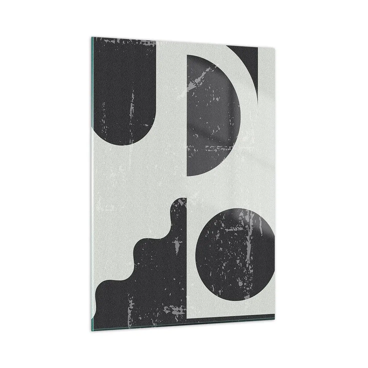 Obraz na skle - Kompozícia nad a pod - 50x70 cm