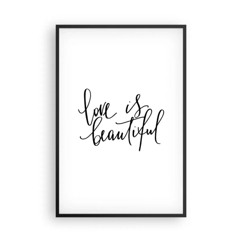 Plagát v čiernom ráme - Prečítaj a zopakuj - 61x91 cm