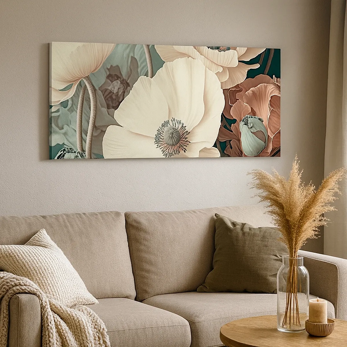 Obraz na plátne - Šepot makov - 30x30 cm