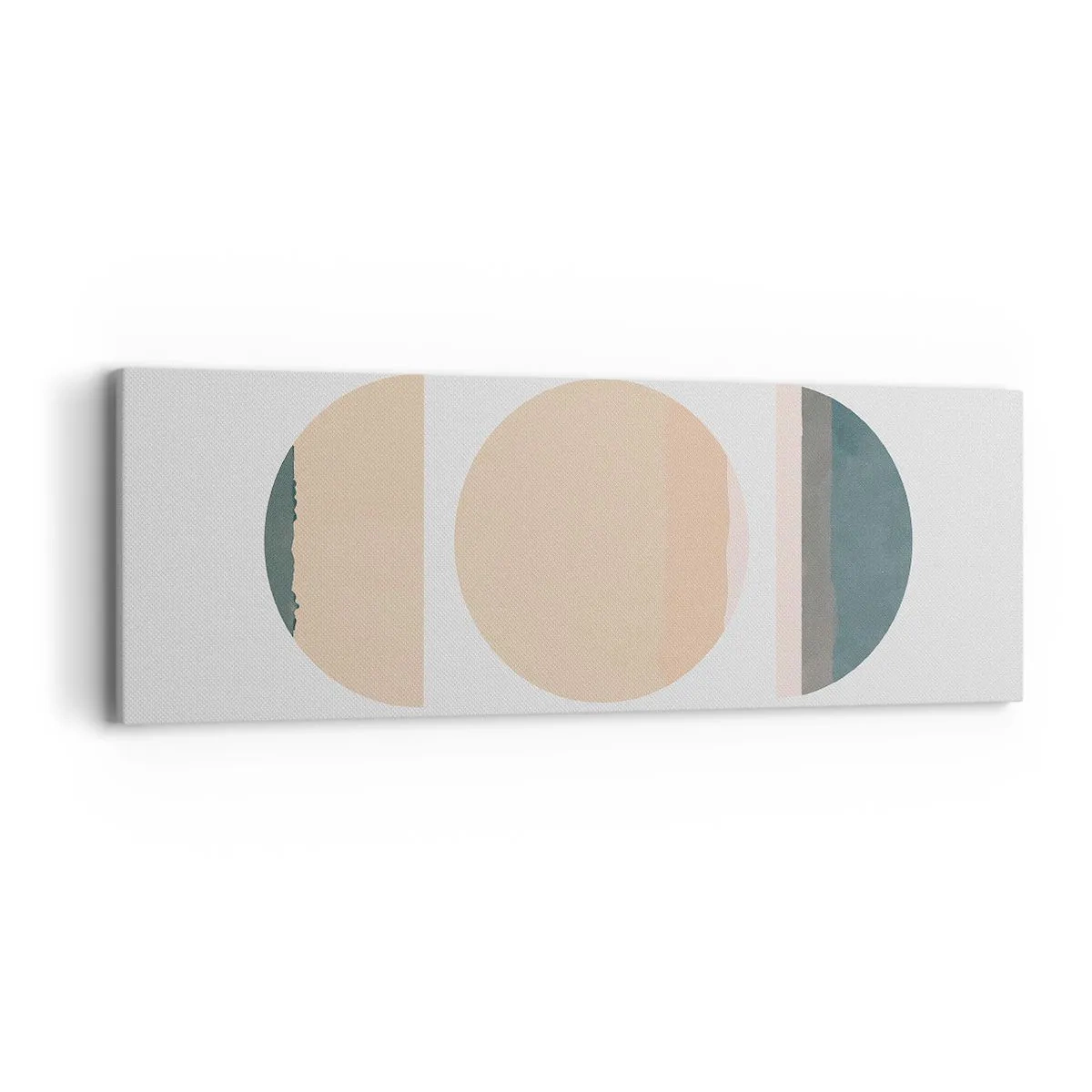 Obraz na plátne - Kruh za kruhom - 90x30 cm