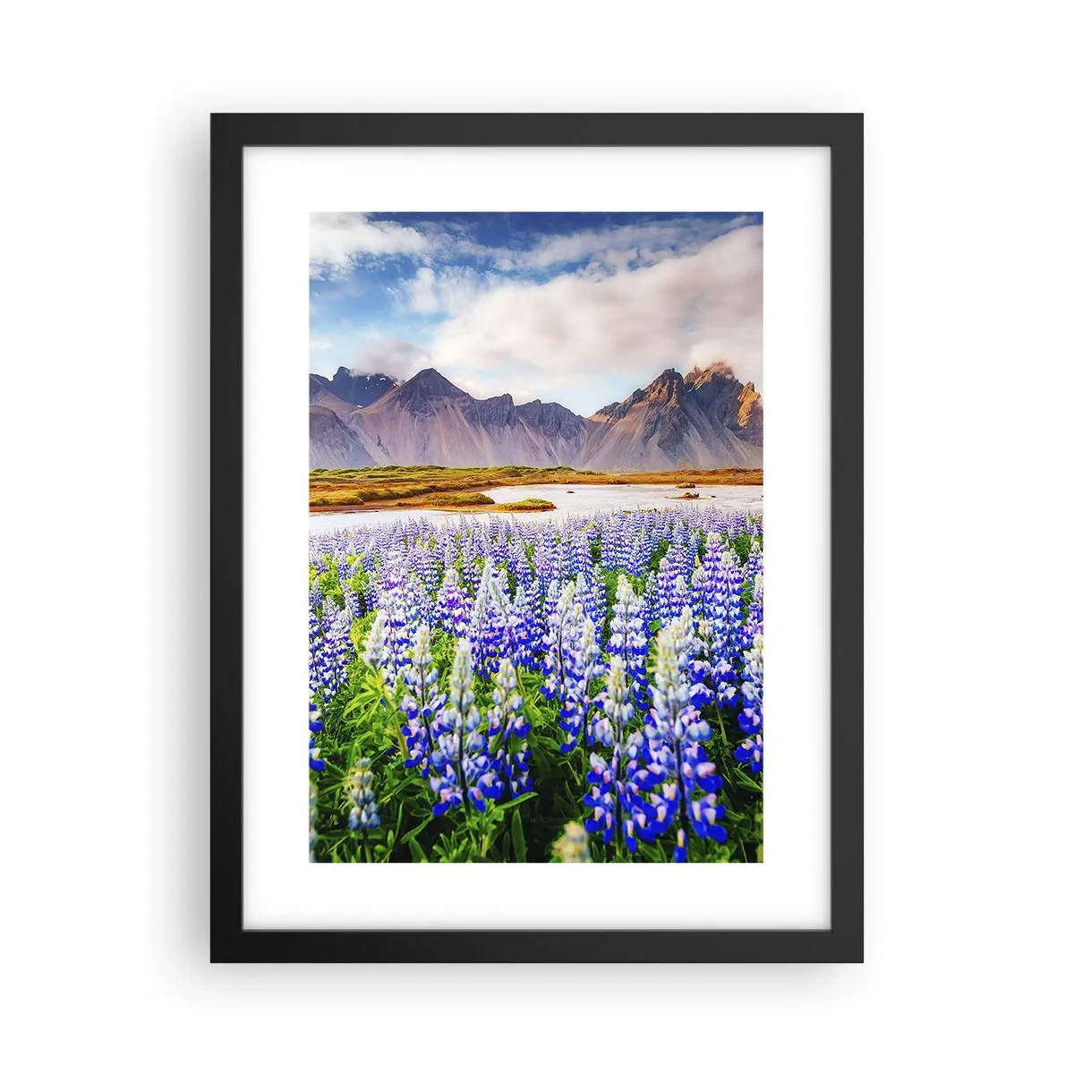 Plagát v čiernom ráme - Sila a prísnosť vedľa miernosti - 30x40 cm