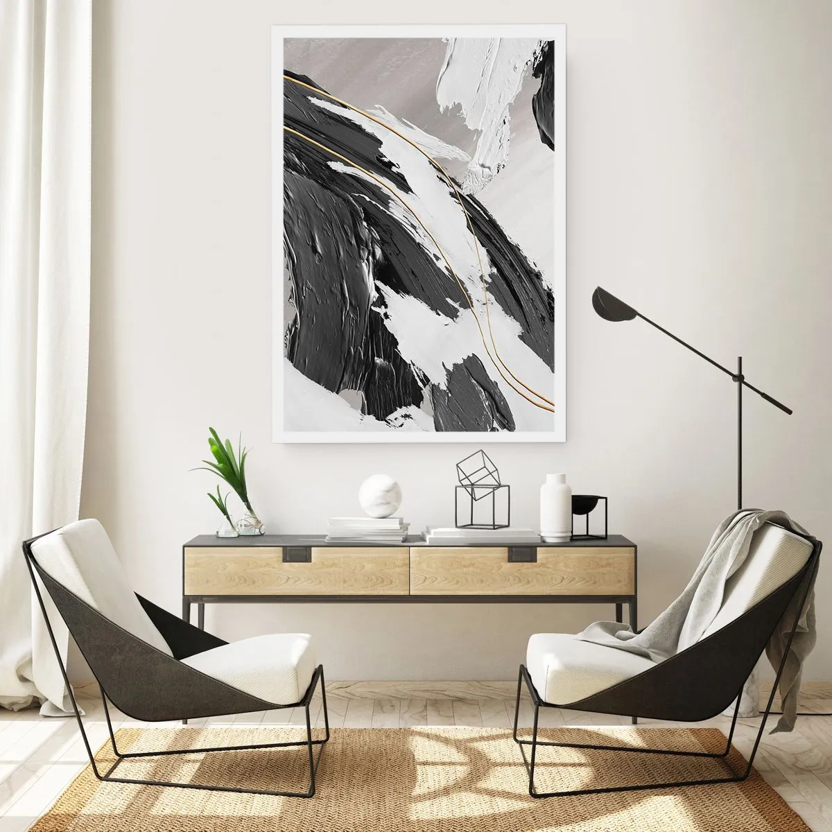 Plagát - Veľkorysá abstrakcia - 40x50 cm