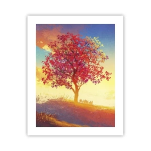 Plagát - Pútnik pri cieli - 40x50 cm