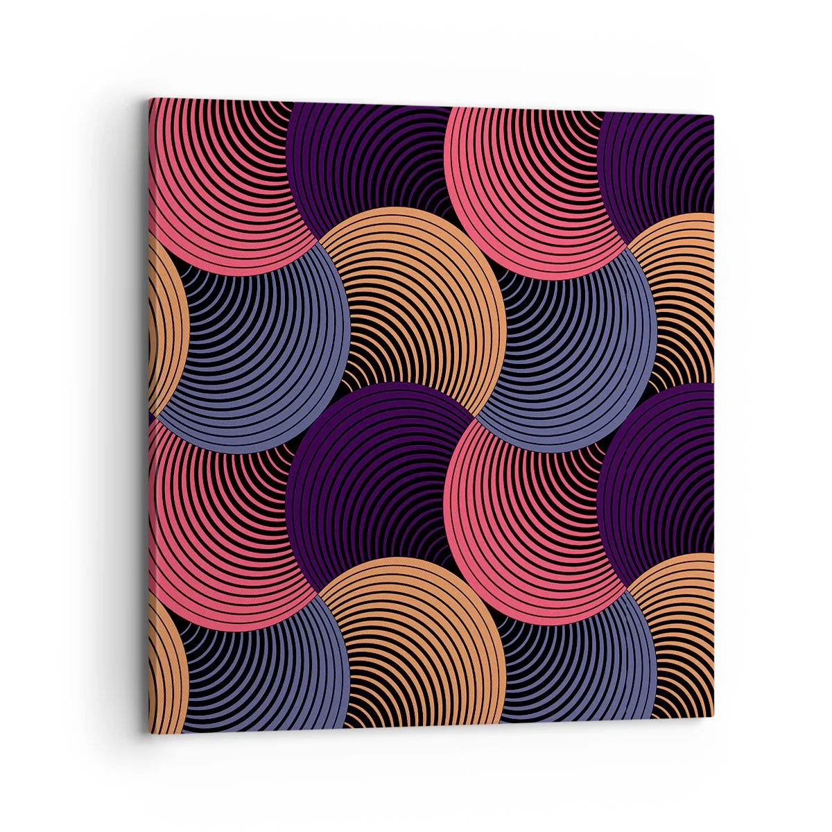 Obraz na plátne - V kruhovom rytme - 70x70 cm