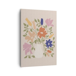 Obraz na plátne - Jemná kytica - 70x100 cm