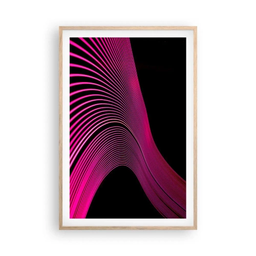 Plagát v ráme zo svetlého duba - Bulvár svetla - 61x91 cm