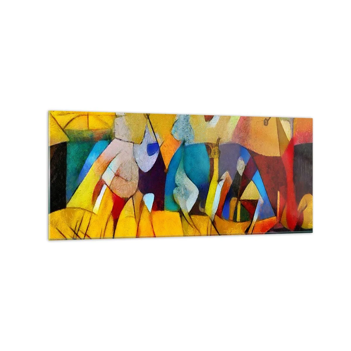 Obraz na skle - Slnko - život - radosť - 120x50 cm