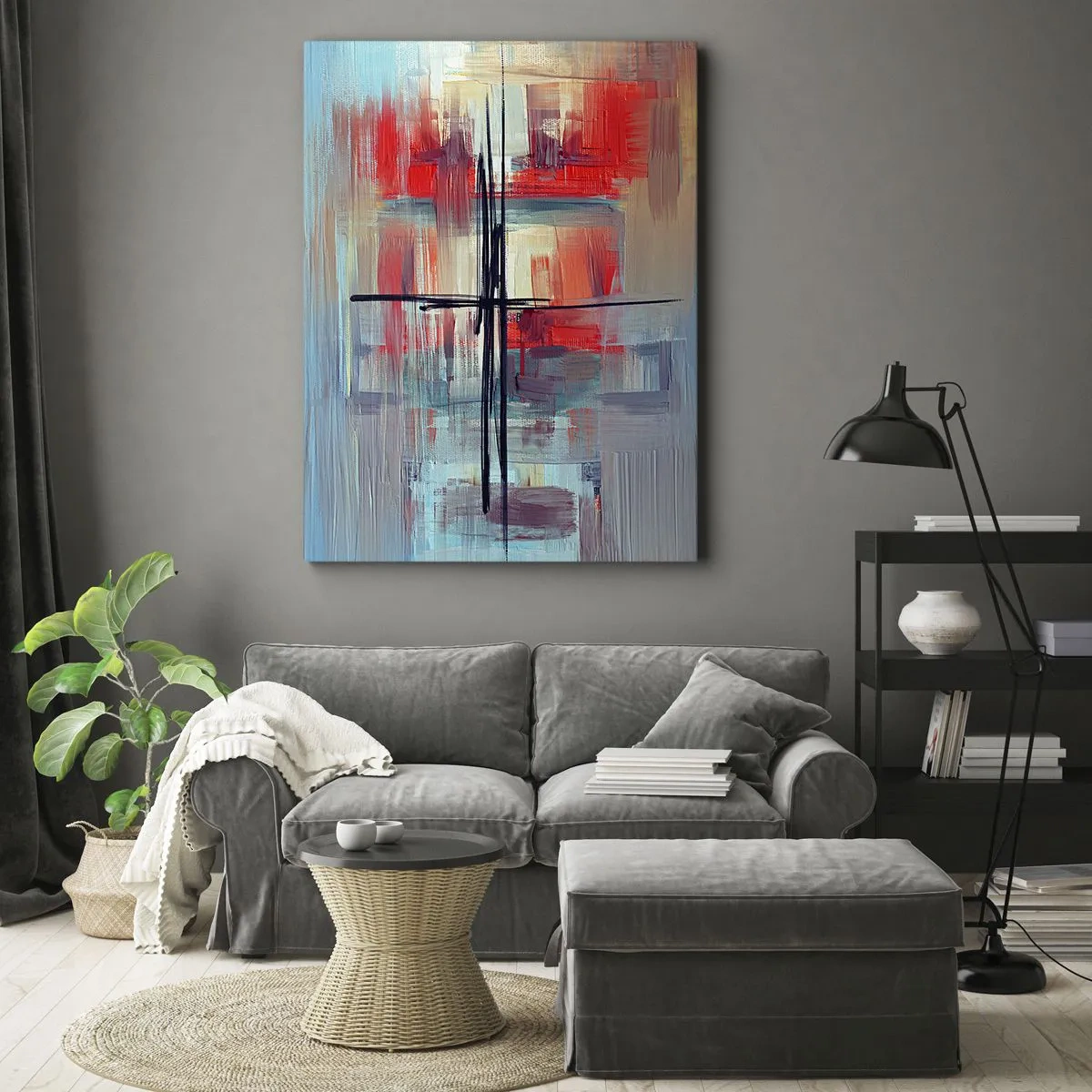 Obraz na plátne - Krajina v neznámej dimenzii - 50x70 cm