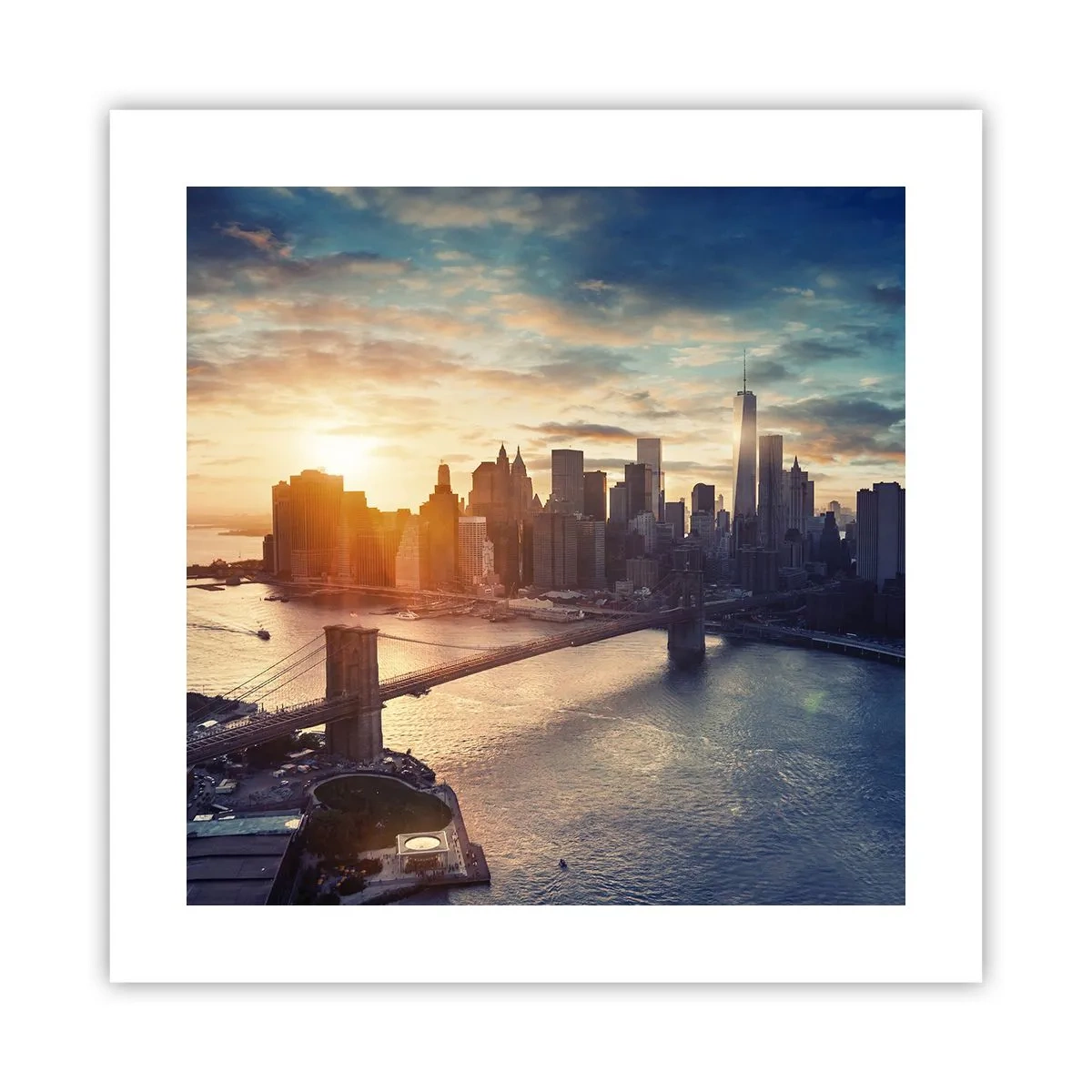 Plagát - Pomník kultúry Západu - 40x40 cm