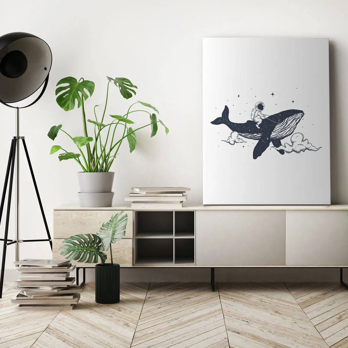 Obraz na plátne - Vesmírne dobrodružstvo - 50x70 cm