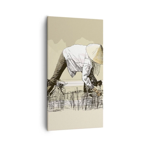 Obraz na plátne - Úspešný zber - 55x100 cm