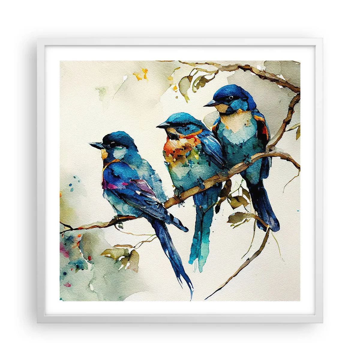 Plagát v bielom ráme - Urazil sa? - 60x60 cm