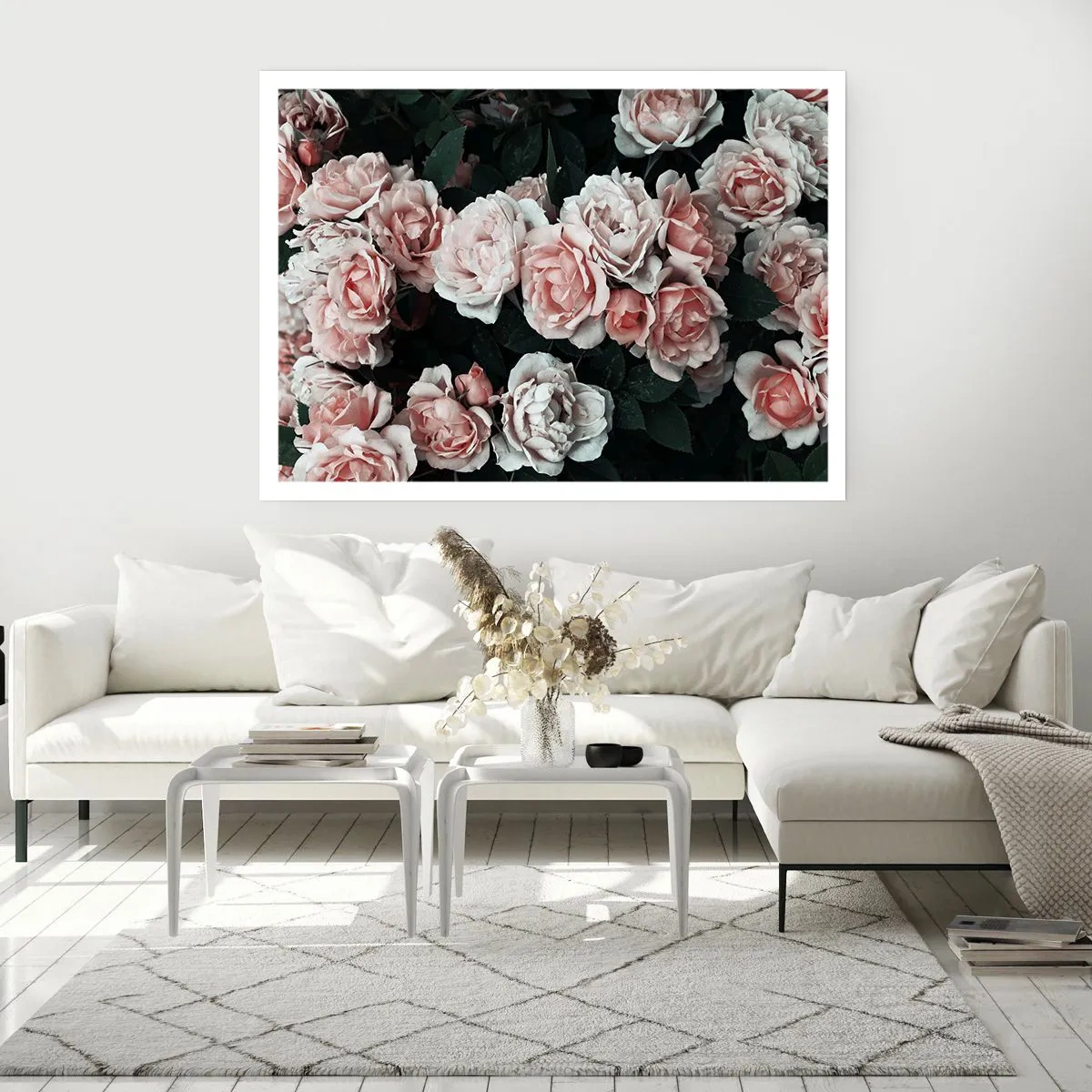 Plagát - Ružový ansámbl - 70x50 cm