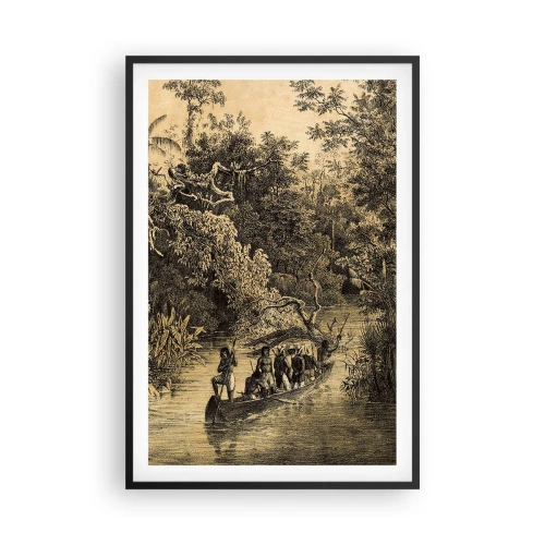 Plagát v čiernom ráme - Výlet k zdroju - 61x91 cm