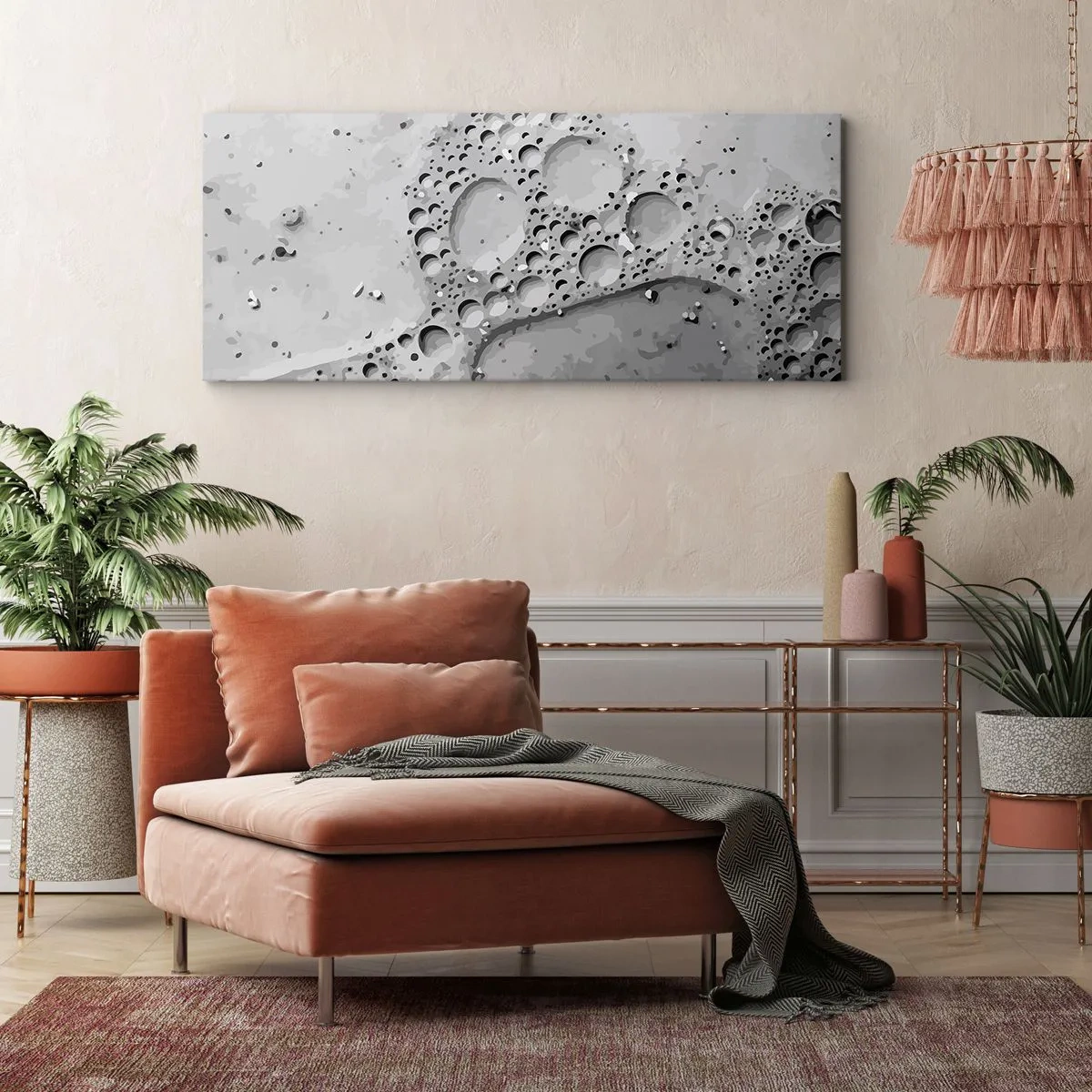 Obraz na plátne - Stopa po spenenom - 90x30 cm