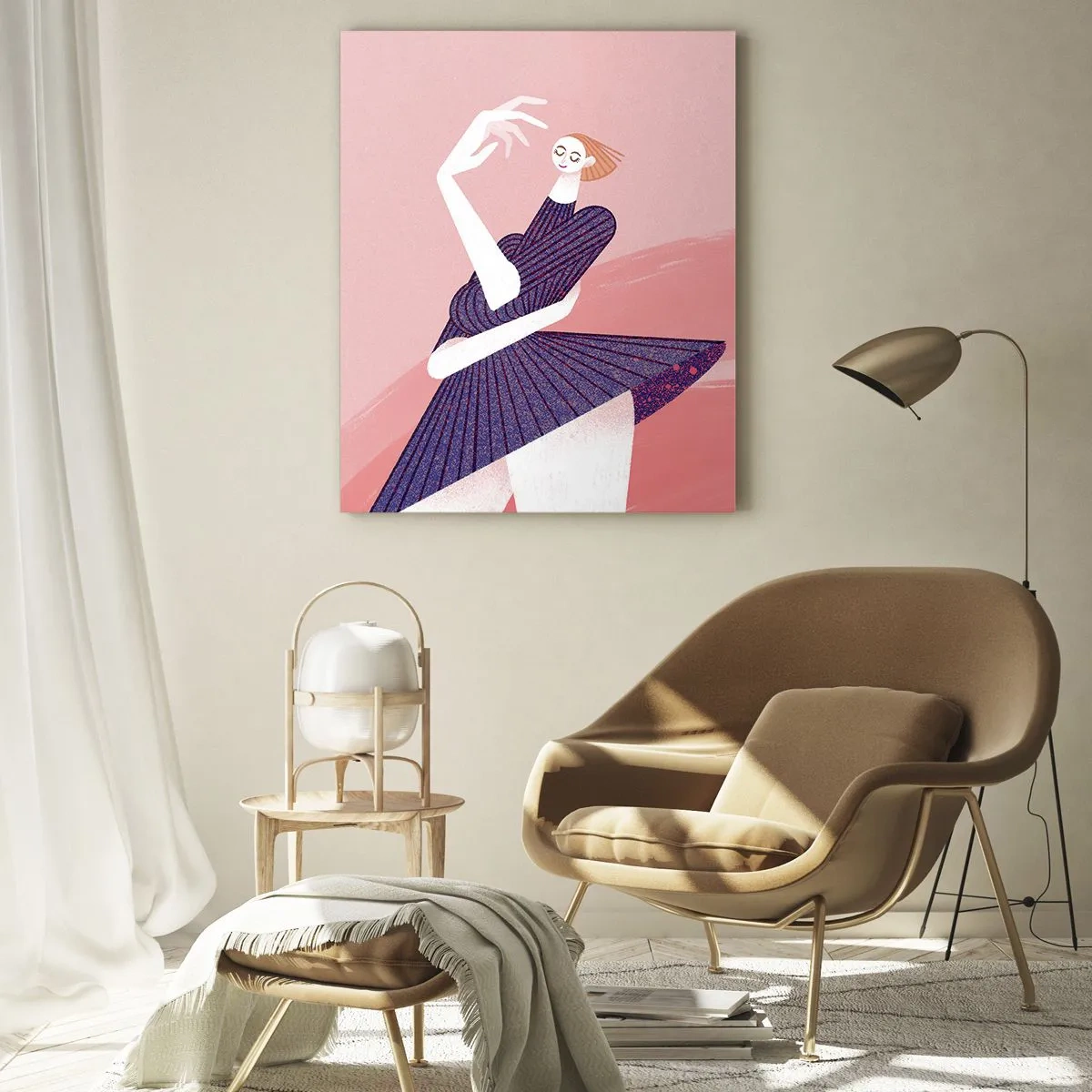 Obraz na skle - Každý krok je tancom - 50x70 cm