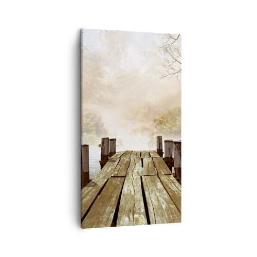 Obraz na plátne - Jemný smútok jesene - 45x80 cm