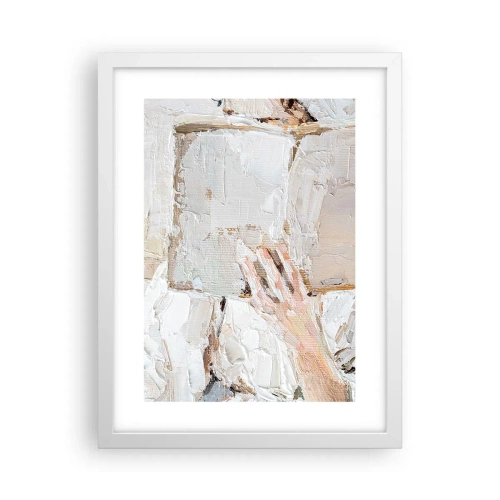 Plagát v bielom ráme - V inom svete - 30x40 cm