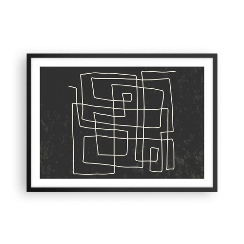 Plagát v čiernom ráme - Nie je to tak jednoduché - 70x50 cm