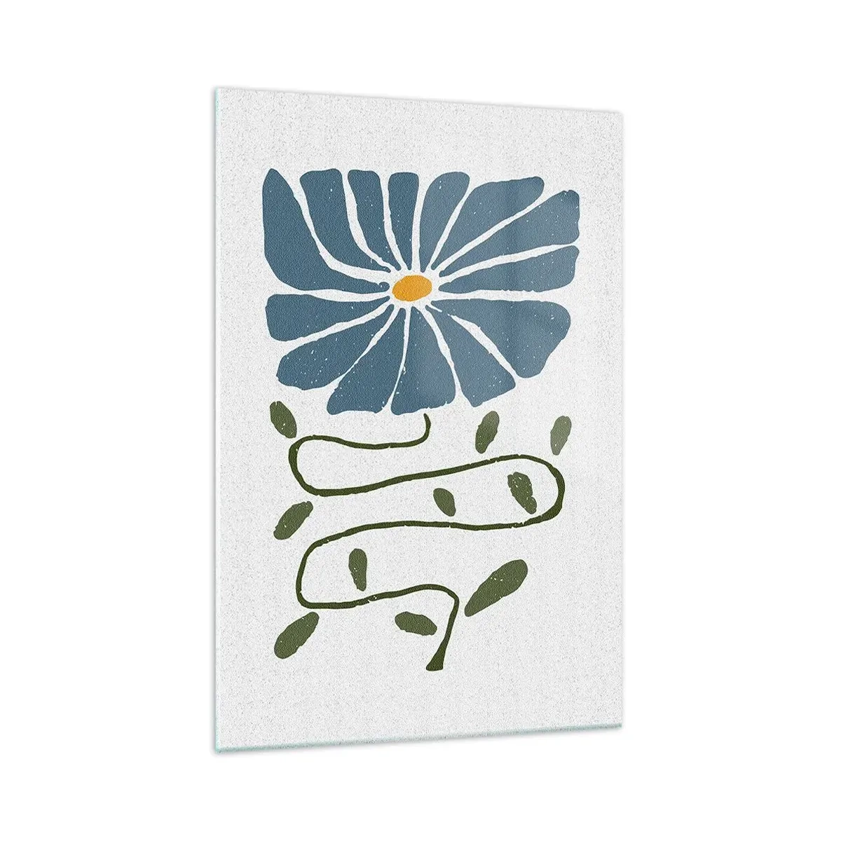 Obraz na skle - Vetvičkou ku kvetu - 70x100 cm