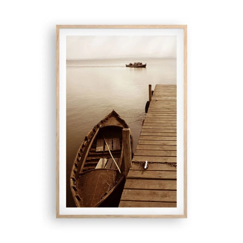 Plagát v ráme zo svetlého duba - Veľký pokoj - 61x91 cm