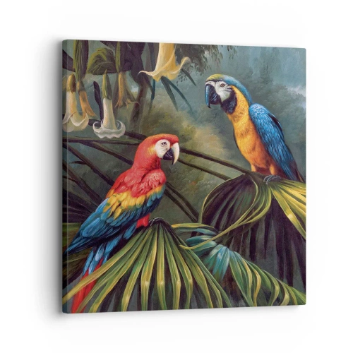 Obraz na plátne - Romantizmus v trópoch - 30x30 cm