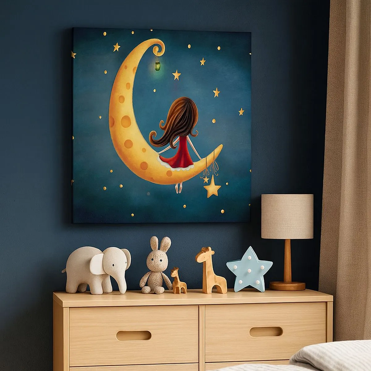 Obraz na plátne - Kedysi dávno… - 30x30 cm