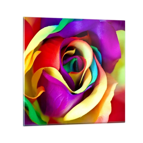 Obraz na skle - To nie je možné - 60x60 cm