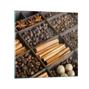 Obraz na skle - Pokladnice vôní - 50x50 cm