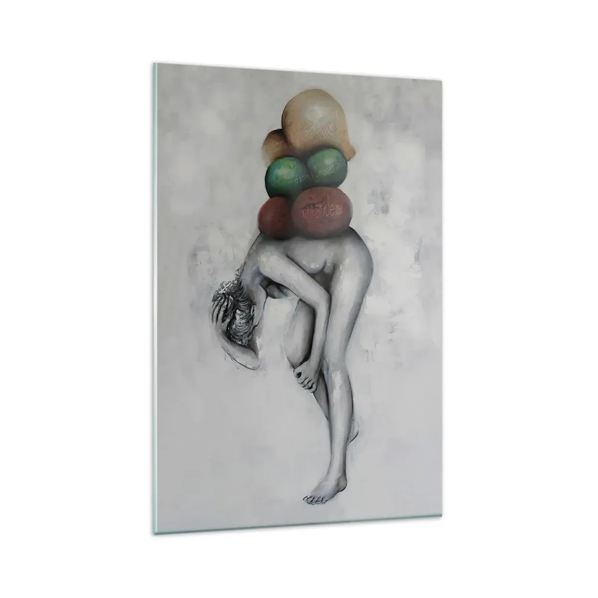 Obraz na skle - Bremeno života - 80x120 cm