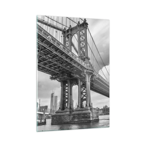 Obraz na skle - Do srdca mesta - 50x70 cm