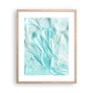 Plagát v ráme zo svetlého duba - Navždy spolu - 40x50 cm