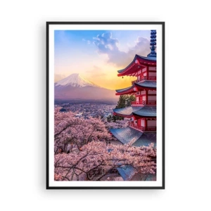 Plagát v čiernom ráme - Podstata japonského ducha - 70x100 cm