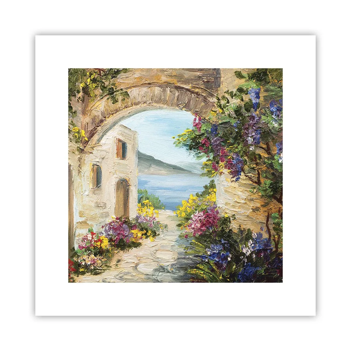 Plagát - Pôvab pobrežnej krajiny - 30x30 cm