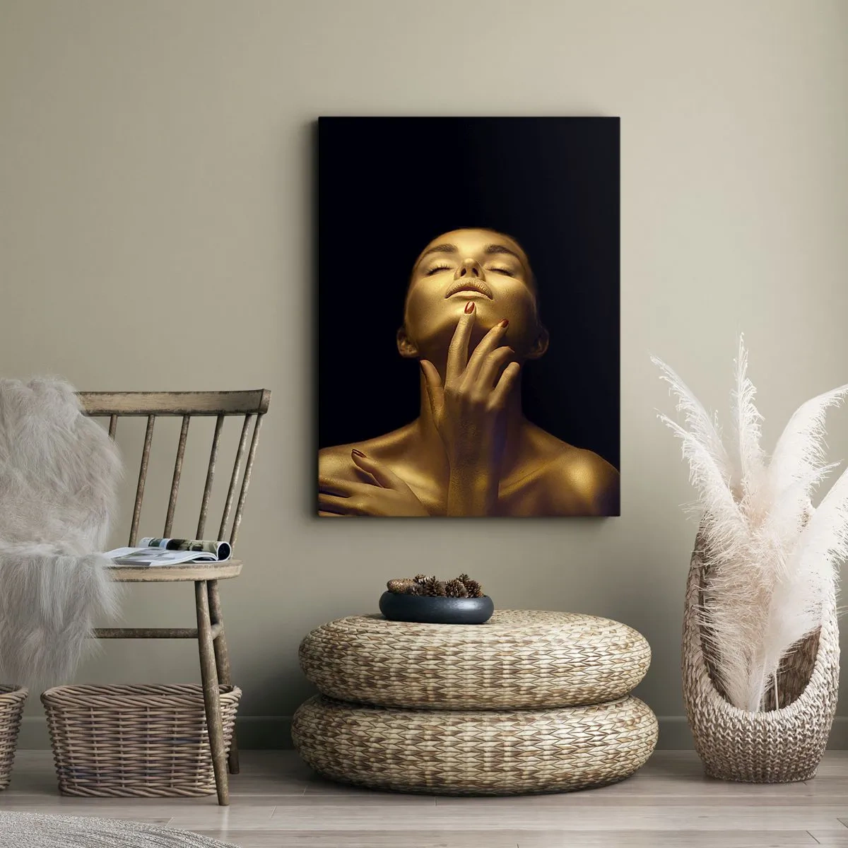 Obraz na plátne - Ako zlatý hodváb - 50x70 cm