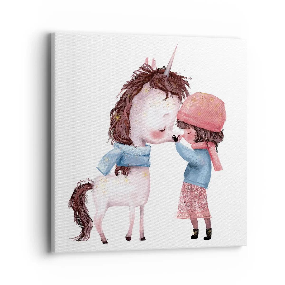 Obraz na plátne - Zimný príbeh - 40x40 cm