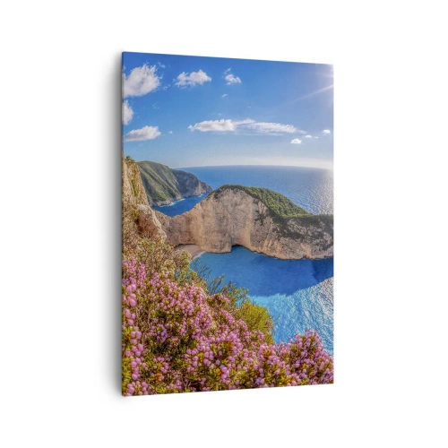 Obraz na plátne - Moje veľké grécke prázdniny - 70x100 cm