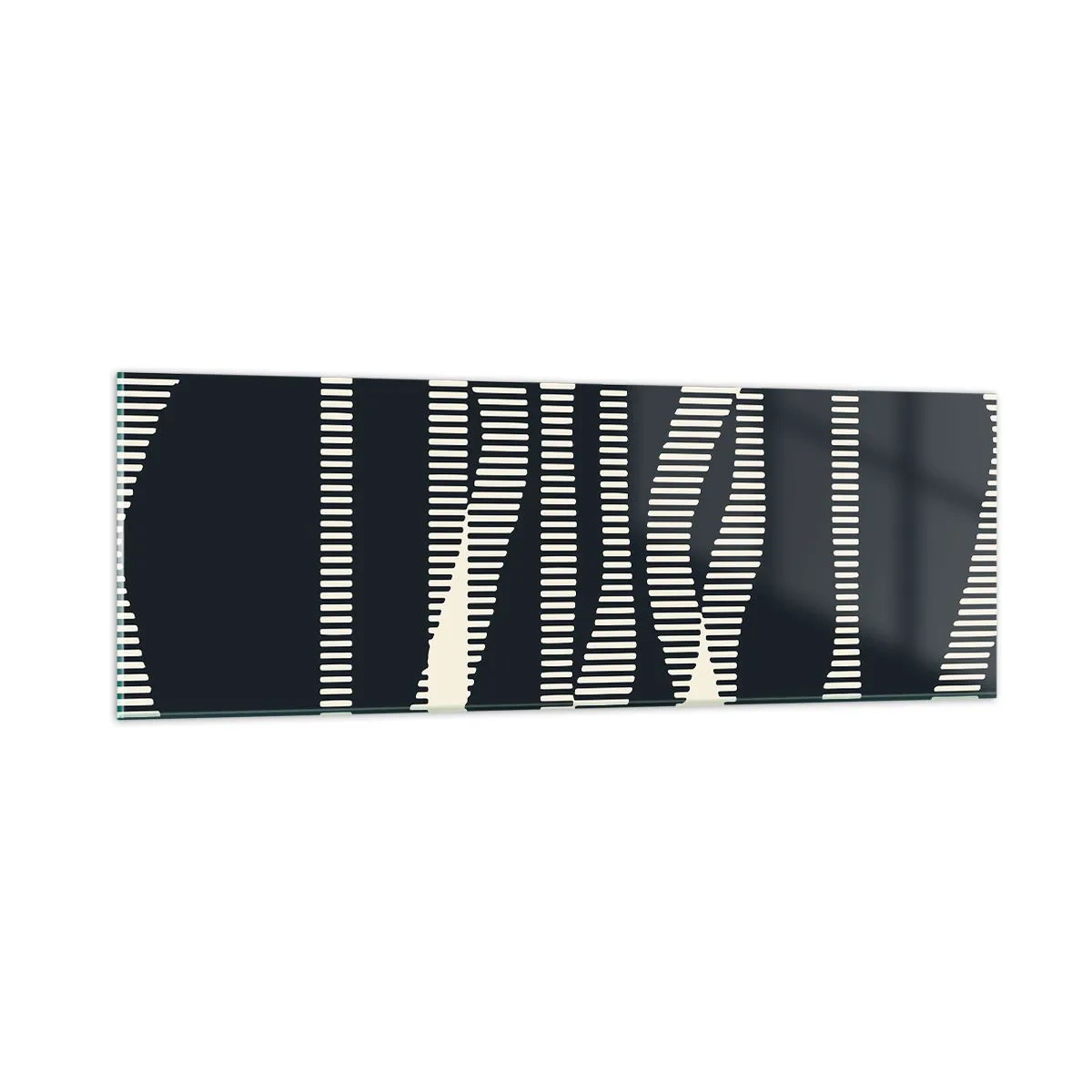 Obraz na skle - Pokus o prelomenie temnoty - 90x30 cm