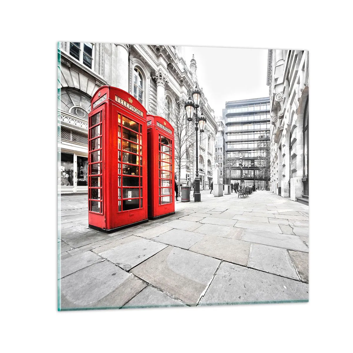 Obraz na skle - Welcome to London - 30x30 cm