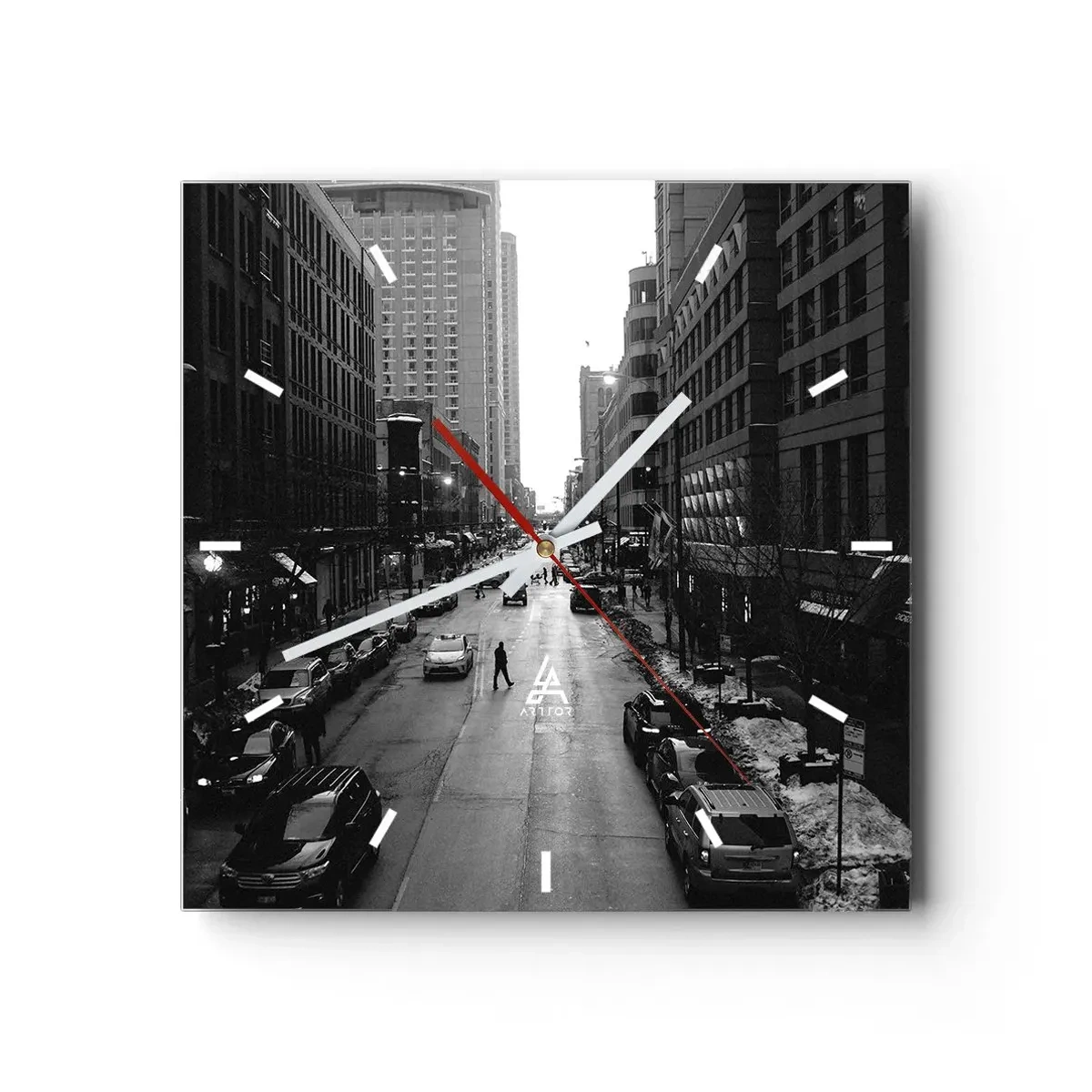 Nástenné hodiny - Ďalší deň, ako každý iný - 30x30 cm