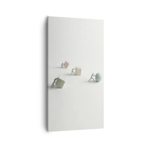 Obraz na plátne - Život samotný - 55x100 cm