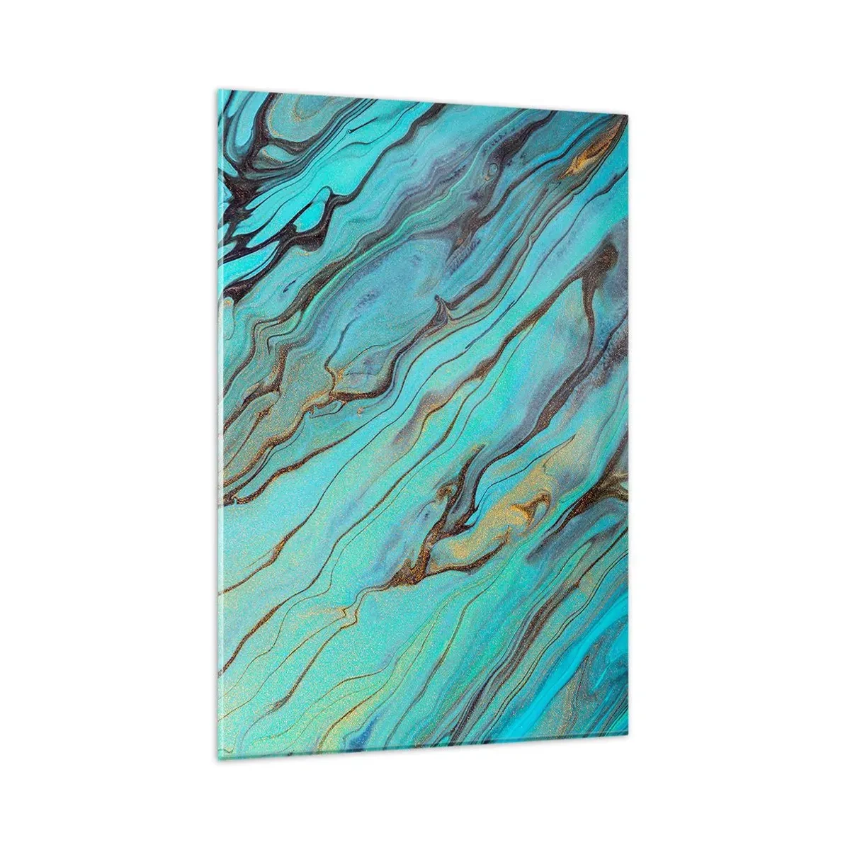 Obraz na skle - Tyrkysový príliv - 80x120 cm