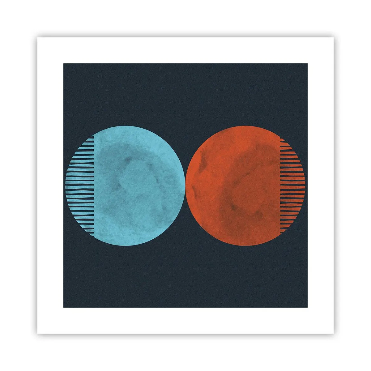 Plagát - Iba geometria? - 40x40 cm