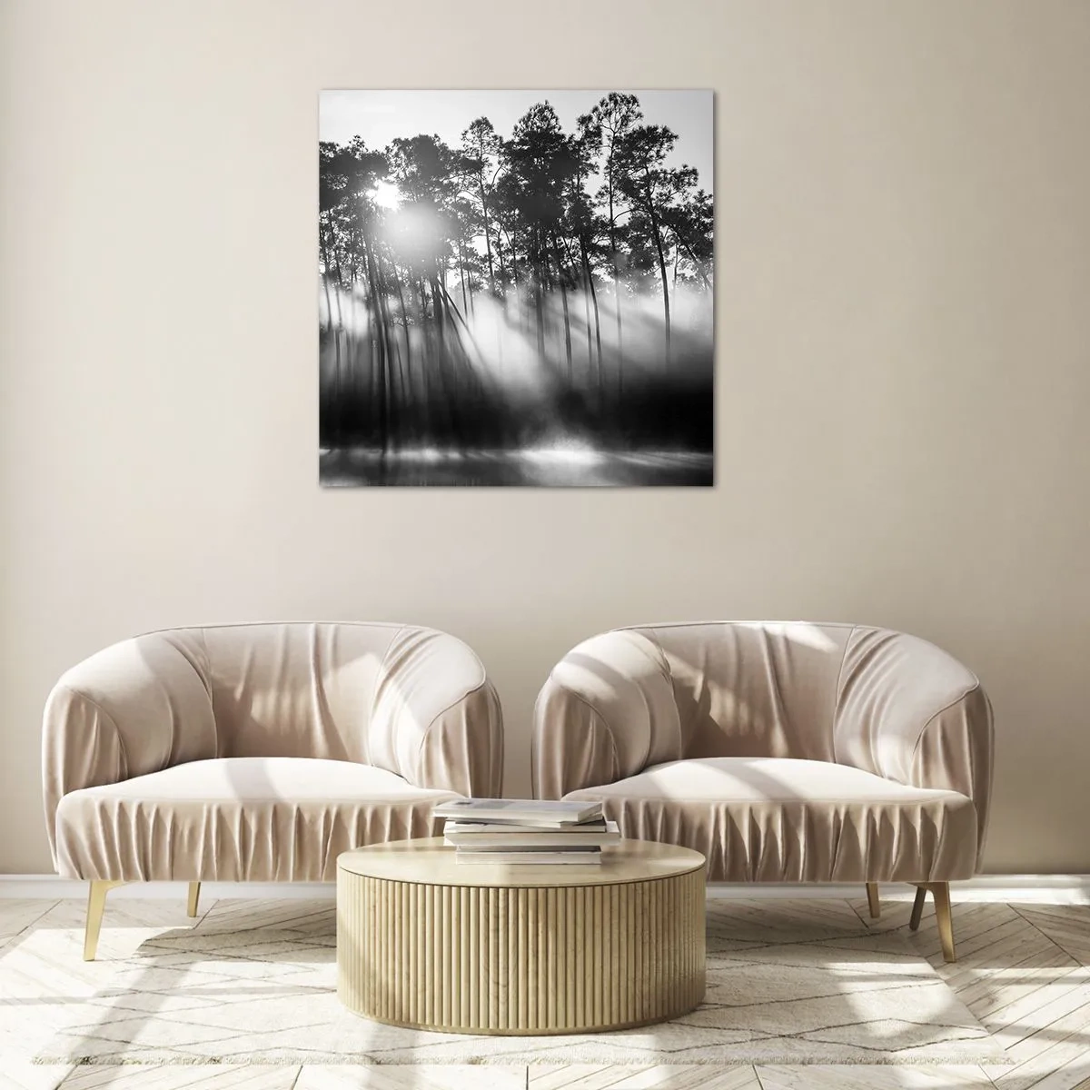 Obraz na skle - Nezastaviteľné slnko - 70x70 cm