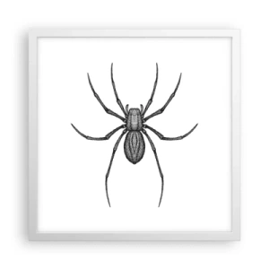 Plagát v bielom ráme - Znepokojivá presnosť - 40x40 cm