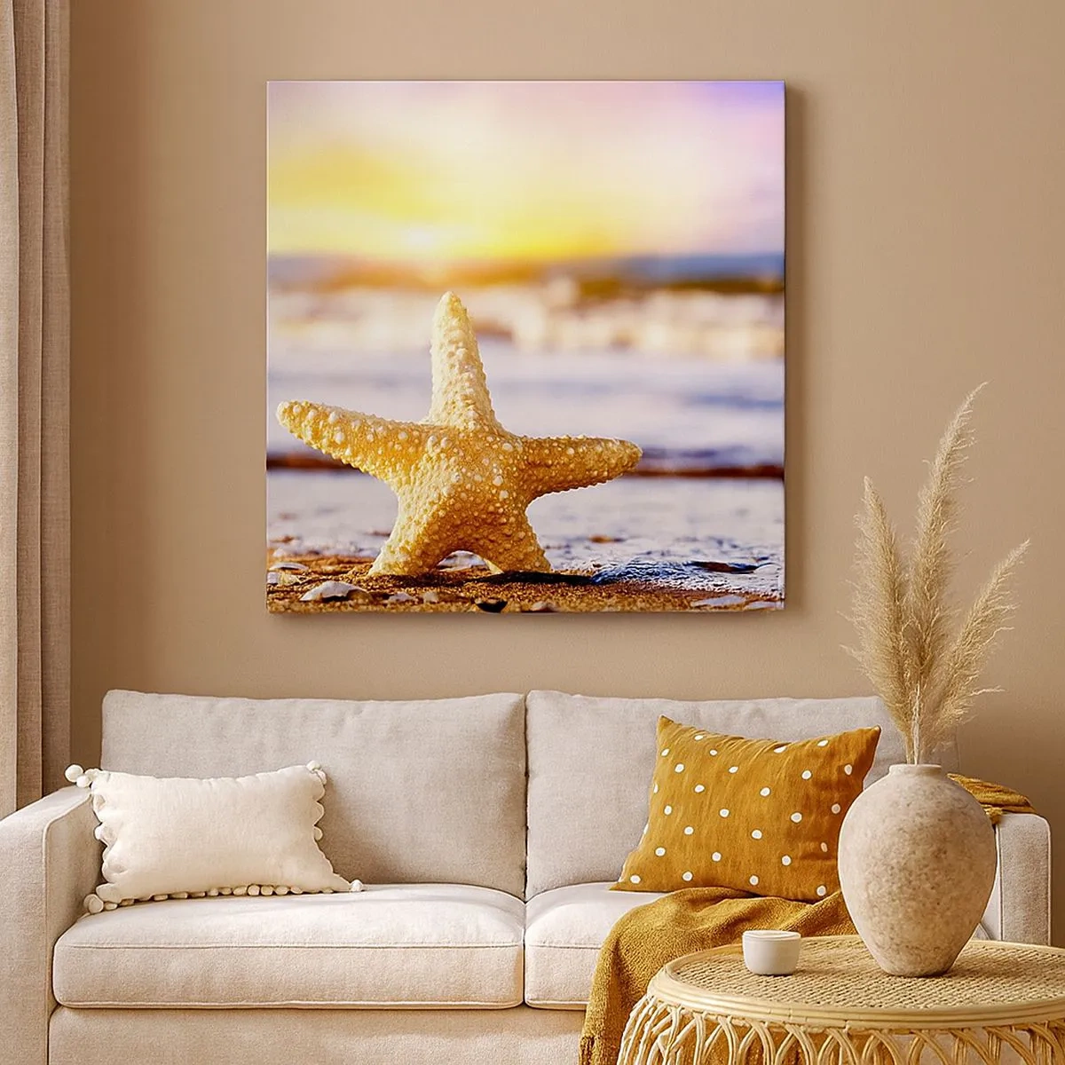 Obraz na plátne - Morský darček - 30x30 cm