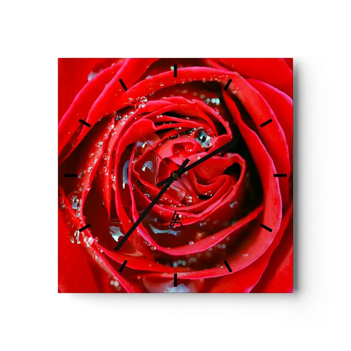 Nástenné hodiny - V kvapkách rosy - 30x30 cm
