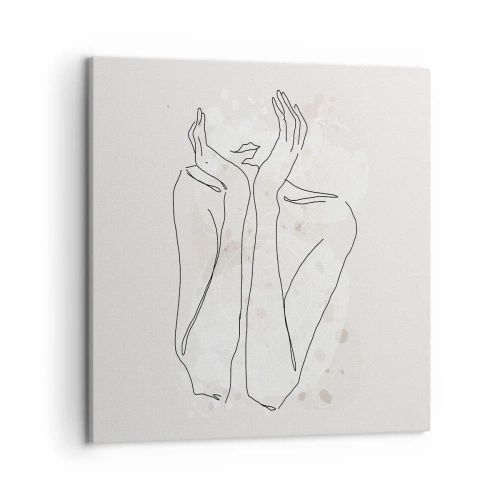 Obraz na plátne - Zasnený okamih - 50x50 cm