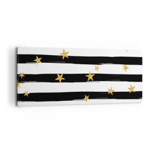 Obraz na plátne - Všetci sme sa narodili pod šťastnou hviezdou - 100x40 cm