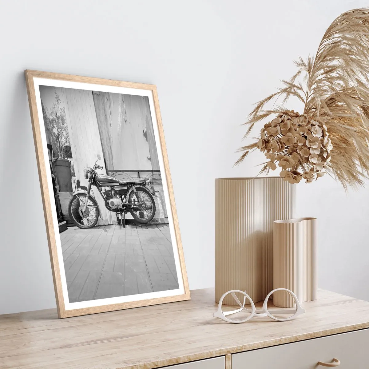 Plagát v ráme zo svetlého duba - Klasika nadovšetko - 61x91 cm